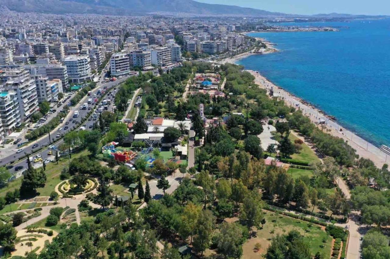 Paleo Faliro Athens Fully Equipped 2 Bedrooms 90 Sqm Big Apartment 200M To Free Beach المظهر الخارجي الصورة